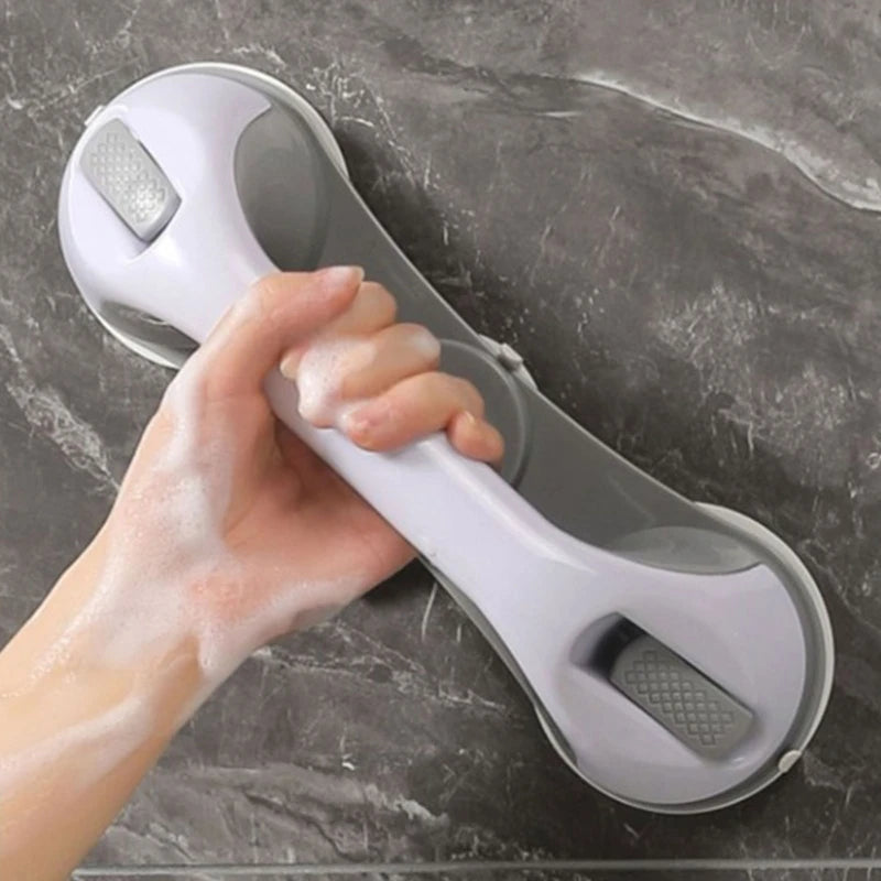 Wall Mounted Grab Bar Shower Handles Suction Cup Bathroom Rail Removable Shower Safety Handrails for Senior and Elderly M4YD