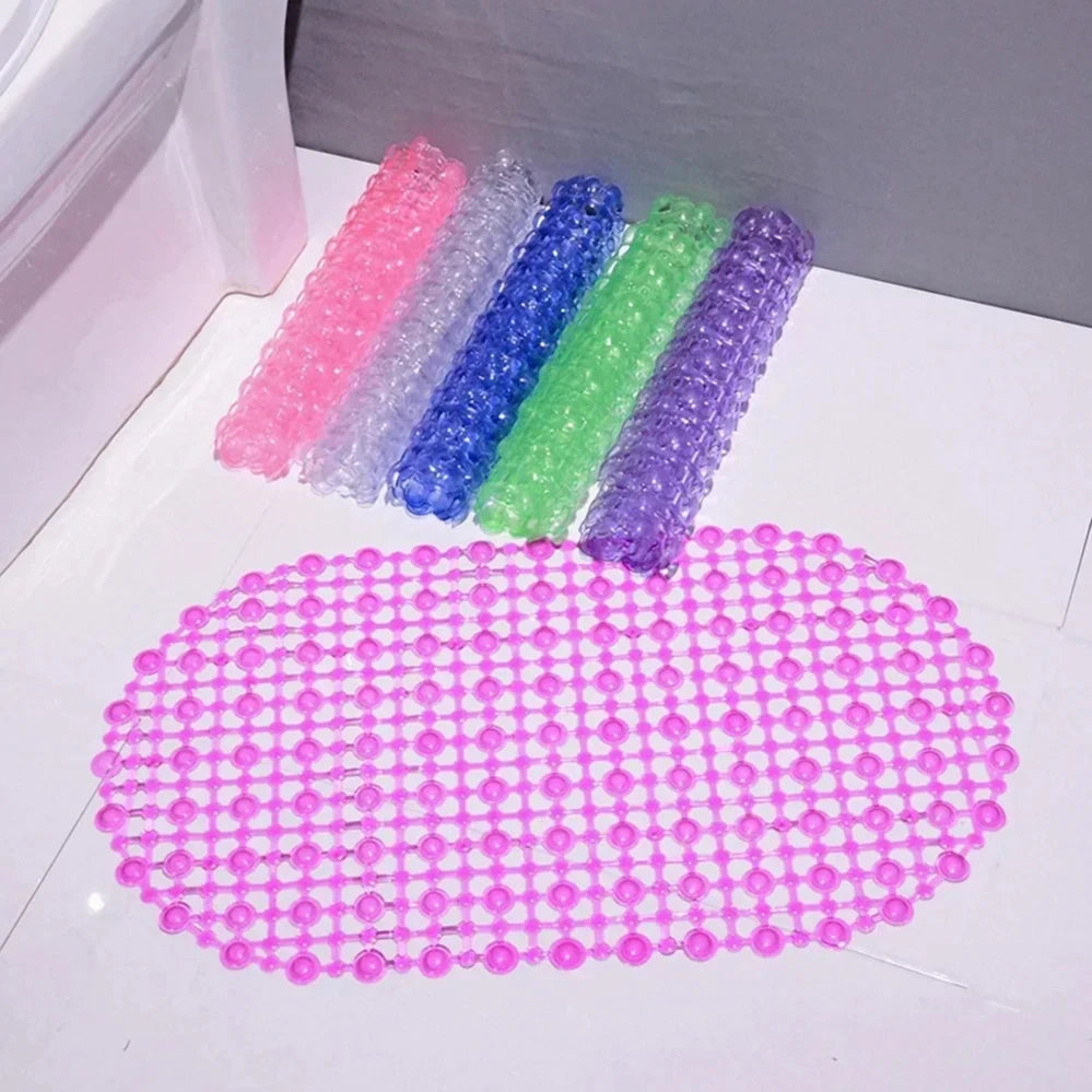 Tapete Masajeador Antideslizante PVC con Ventosas - Baño Seguro