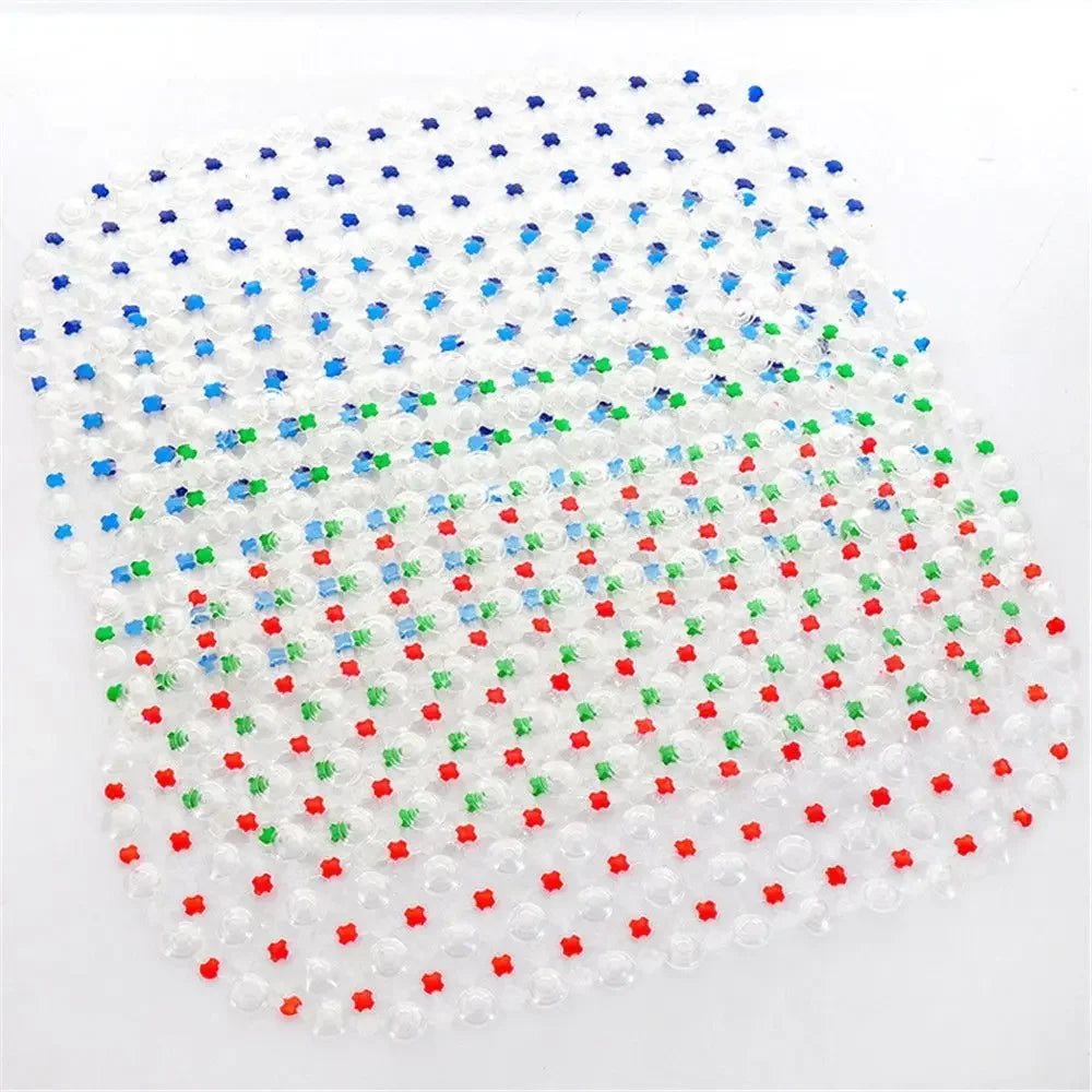 Tapete Masajeador Antideslizante PVC con Ventosas - Baño Seguro