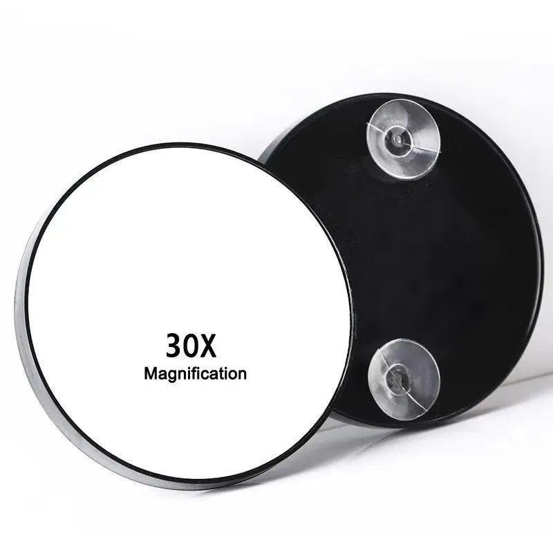 Espejo de Mano con Aumento 10X/30X/40X - Doble Cara con Mango