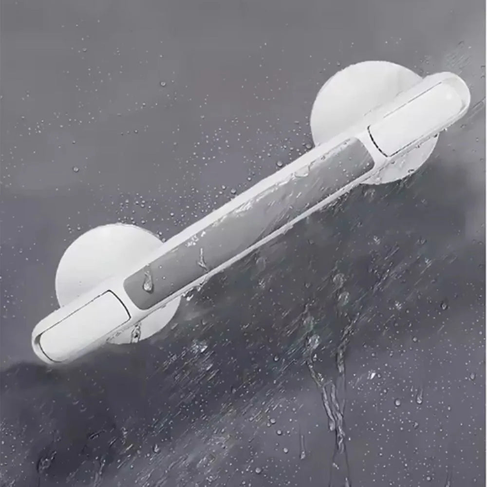 New Suction Cup Bathroom Grab Rails Non-slip No Punching Shower Safety Grab Bar Bathroom Glass Door Handrails Elderly/Children