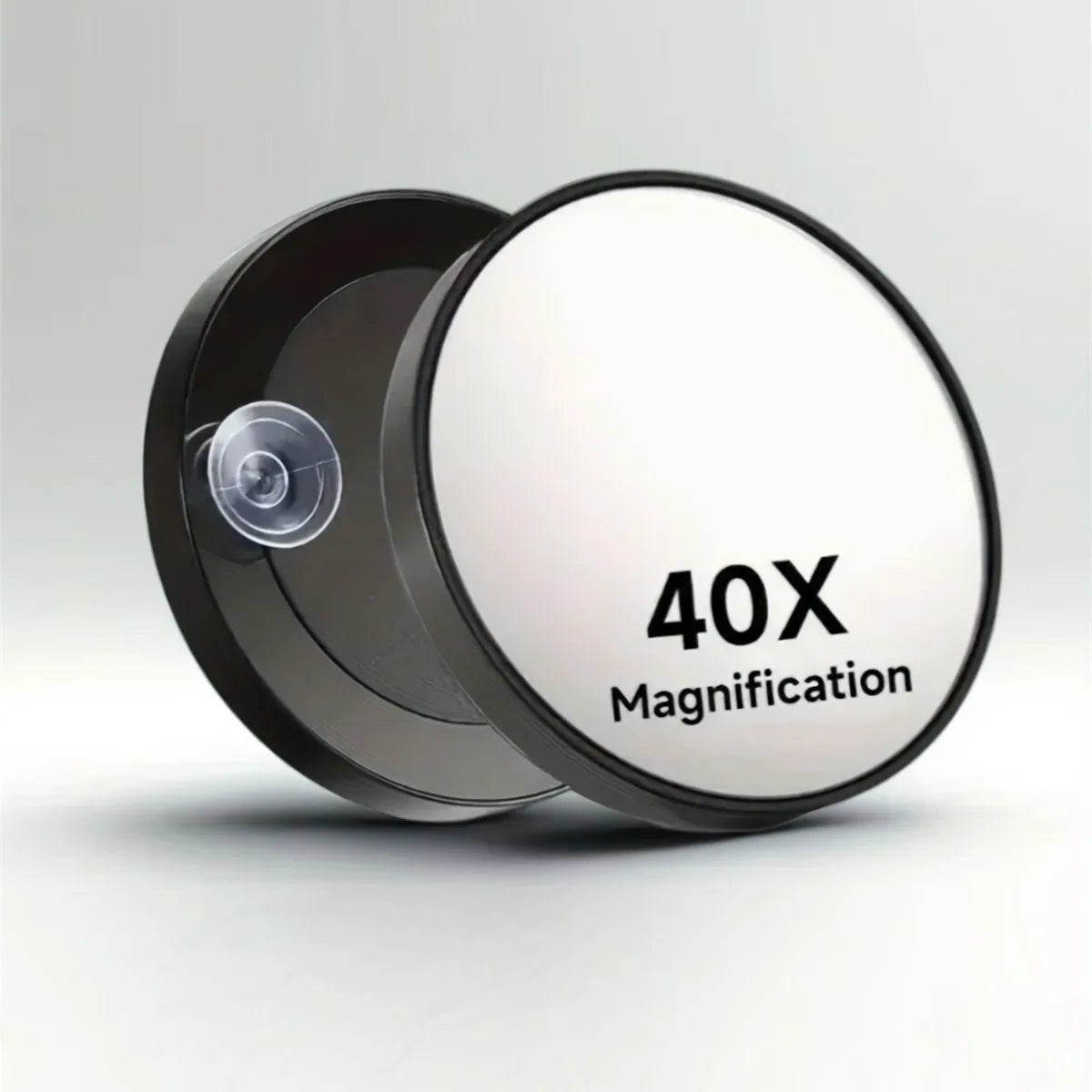 Espejo de Mano con Aumento 10X/30X/40X - Doble Cara con Mango