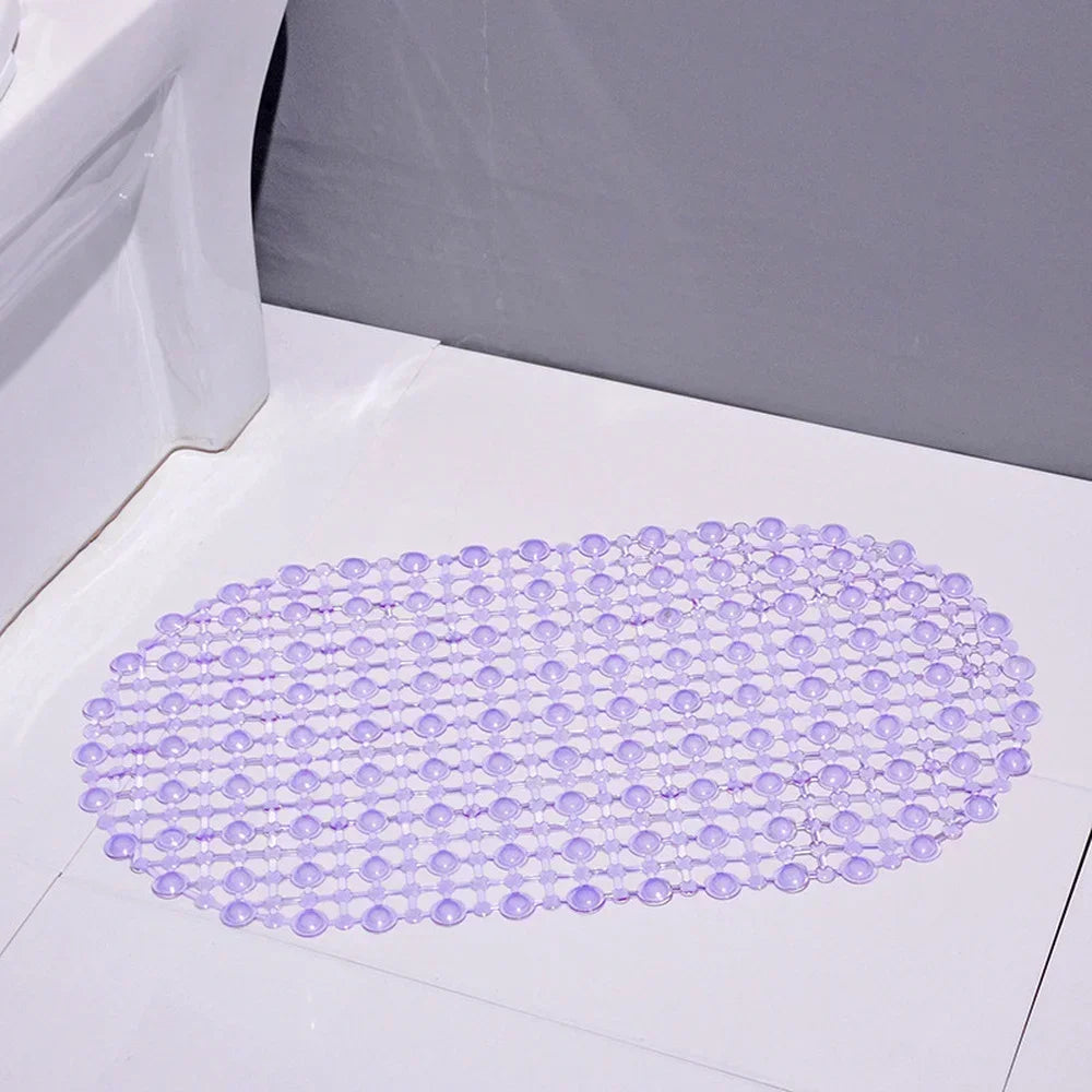 Tapete PVC Antideslizante con Ventosas Multicolor - Baño Seguro