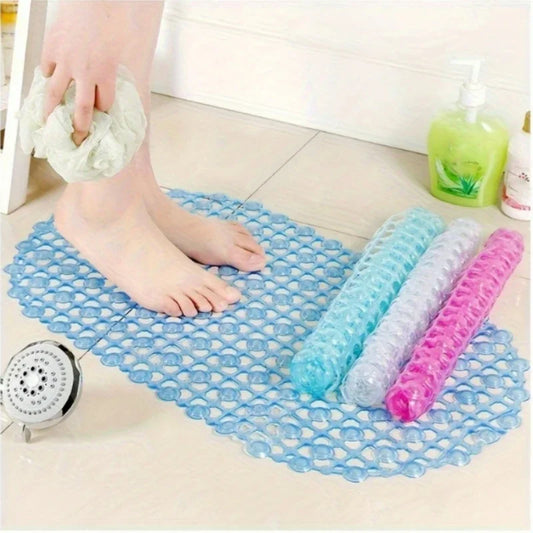 Tapete PVC Antideslizante con Ventosas Multicolor - Baño Seguro