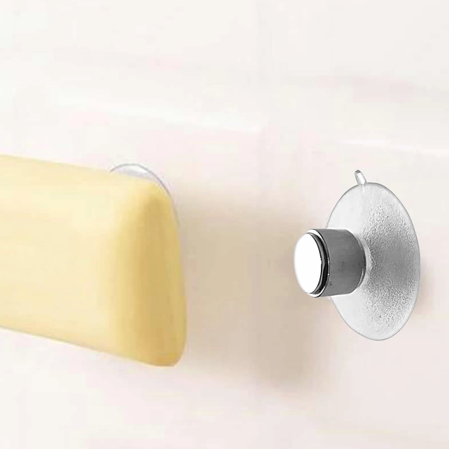Magnetic Suction Cup Soap Hanger Wall Mounted Soap Rack With Strong Magnet Removable Hanging Soap Holders For Bathroom Shower