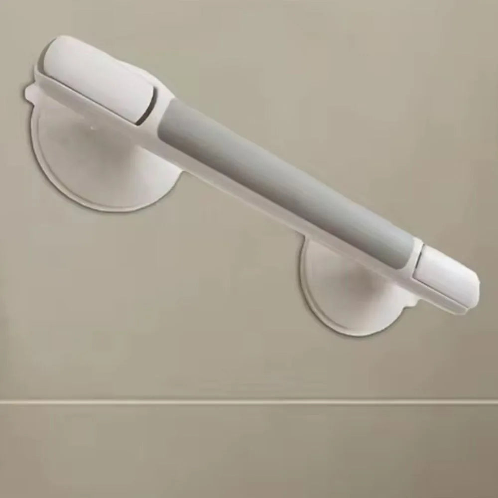 New Suction Cup Bathroom Grab Rails Non-slip No Punching Shower Safety Grab Bar Bathroom Glass Door Handrails Elderly/Children