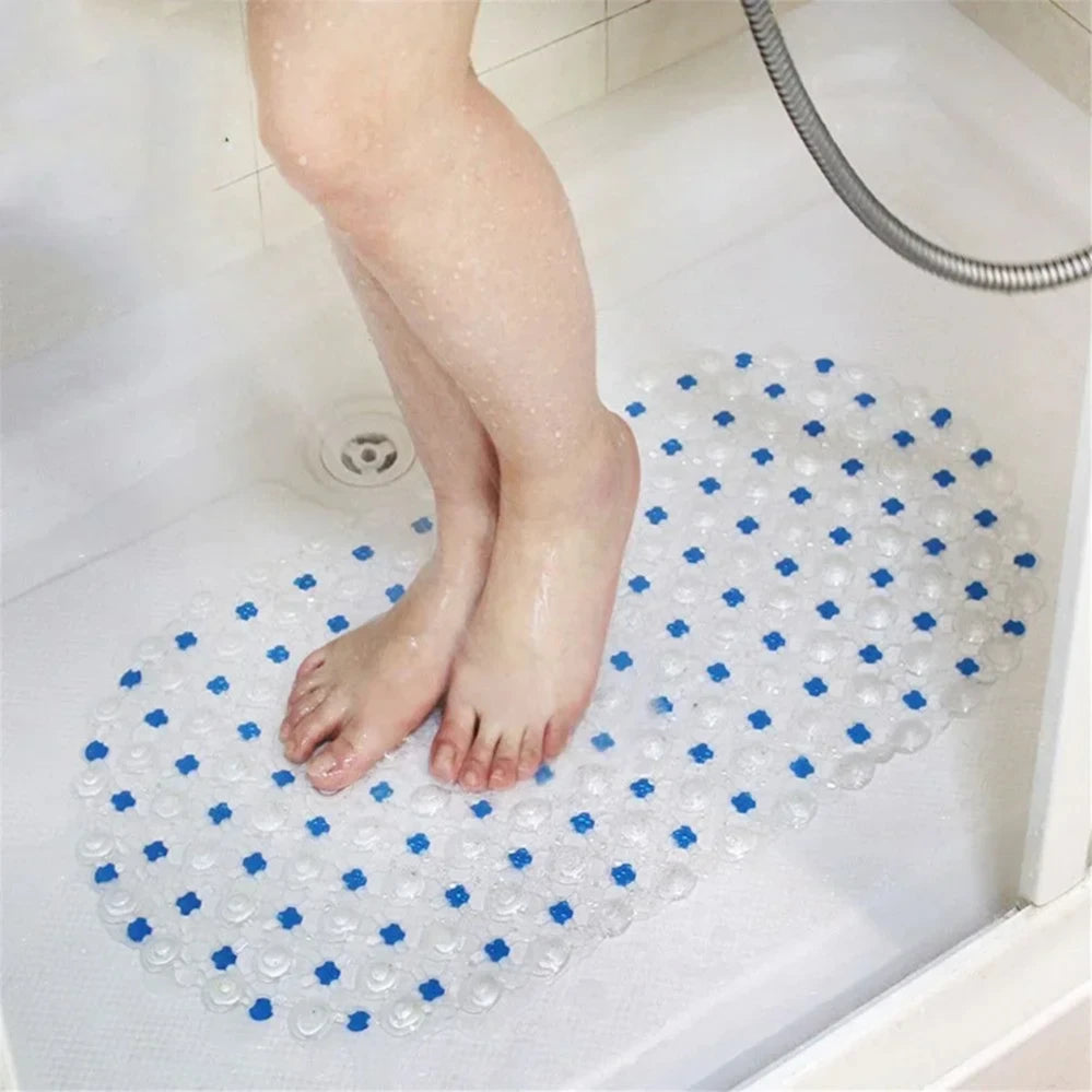 Tapete Masajeador Antideslizante PVC con Ventosas - Baño Seguro