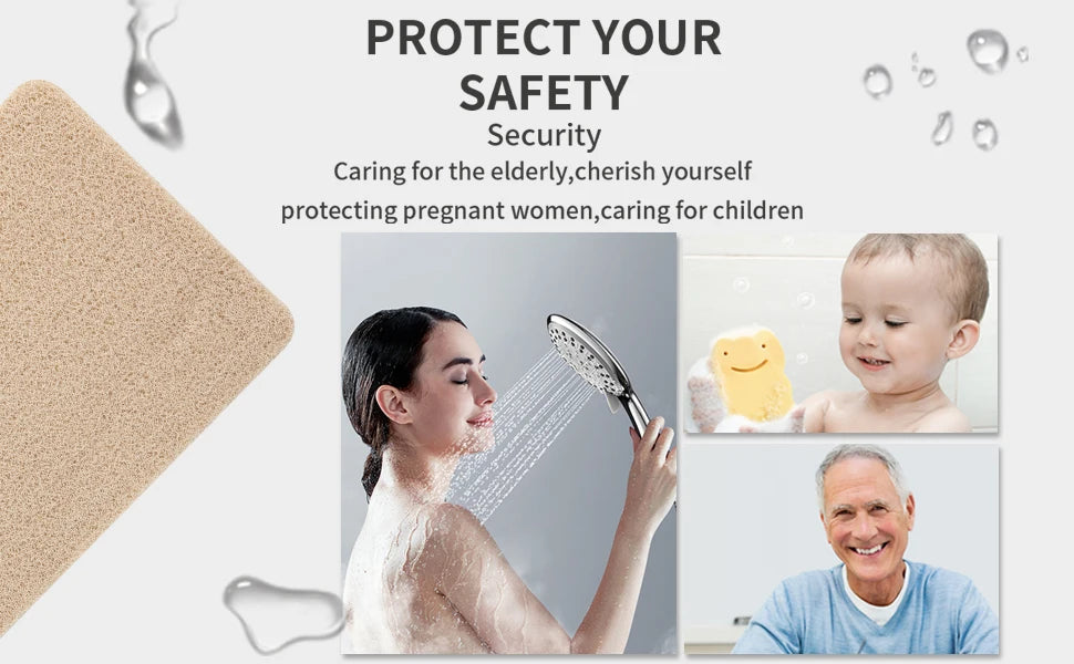 50*80cm Super Comfy Shower Mat DIY Anti Slip Bath Mats Drainable Easy To Clean Washable Bathroom Mat Non-slip Bath Mat Supplies