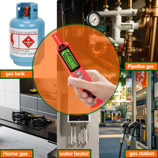 Combustible Gas Detector Household Natural Gas Leak DetectorGas Leak Detector 0-1000PPM Sound  LPG Leak Detection Device
