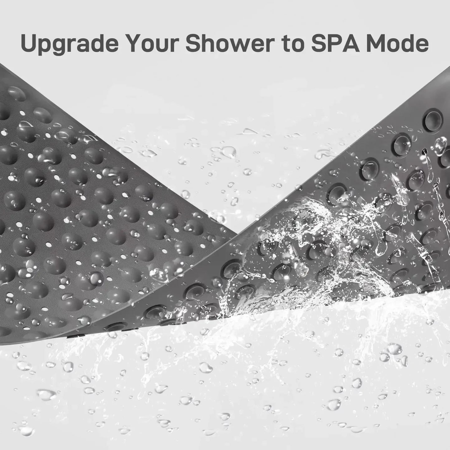 Non Slip Shower Mats for Inside Shower 38x70cm, PVC Bathroom Bathtub Mat Non-Slip Bath Mat for Tub with Suction Cups Drain Holes