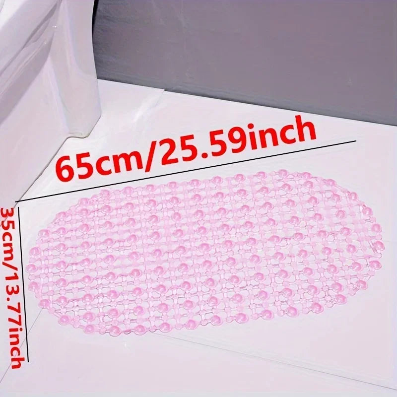 Tapete PVC Antideslizante con Ventosas Multicolor - Baño Seguro