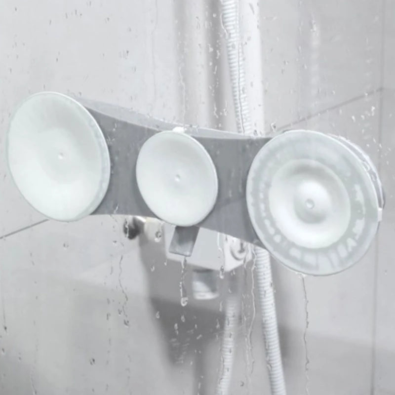 Wall Mounted Grab Bar Shower Handles Suction Cup Bathroom Rail Removable Shower Safety Handrails for Senior and Elderly M4YD