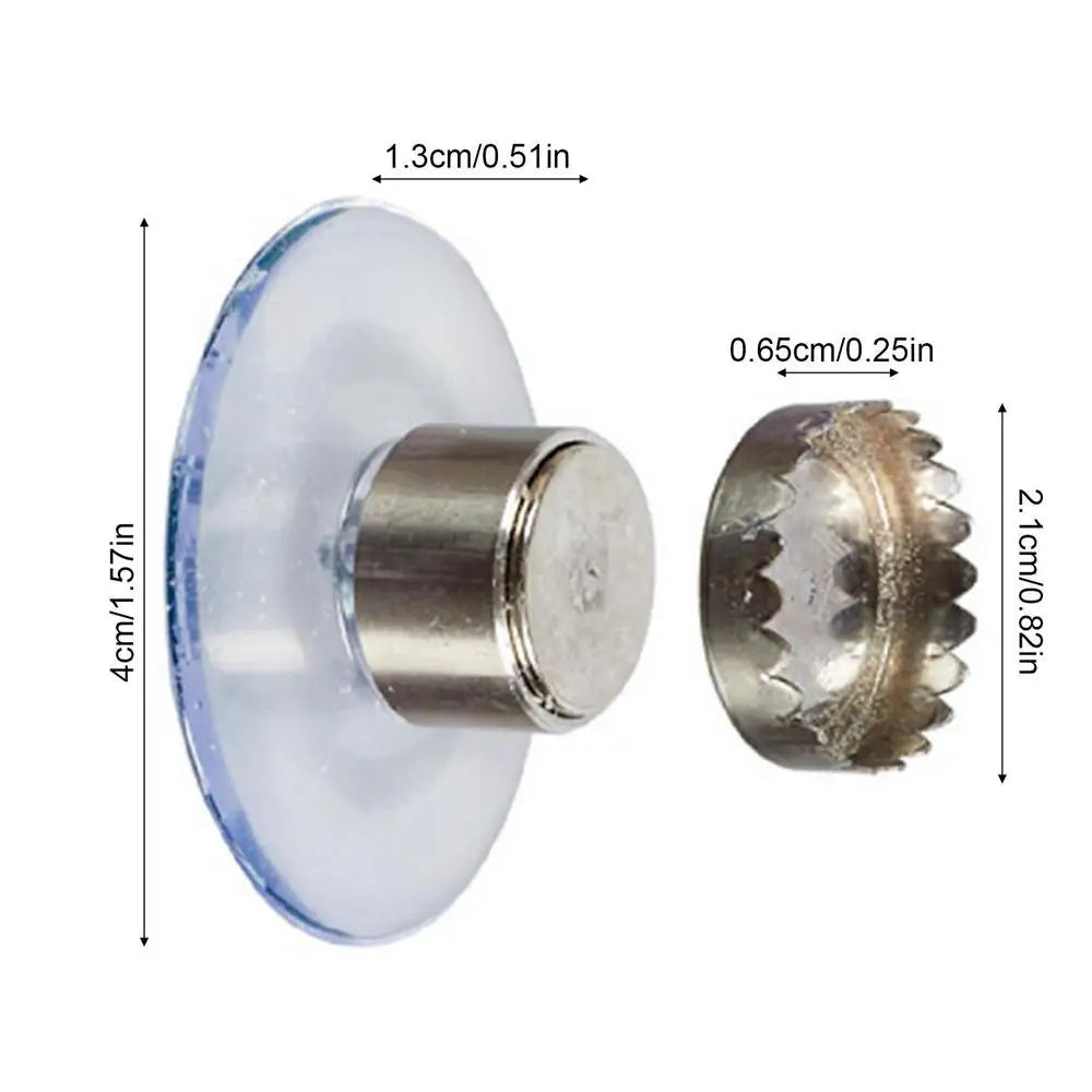 Magnetic Suction Cup Soap Hanger Wall Mounted Soap Rack With Strong Magnet Removable Hanging Soap Holders For Bathroom Shower