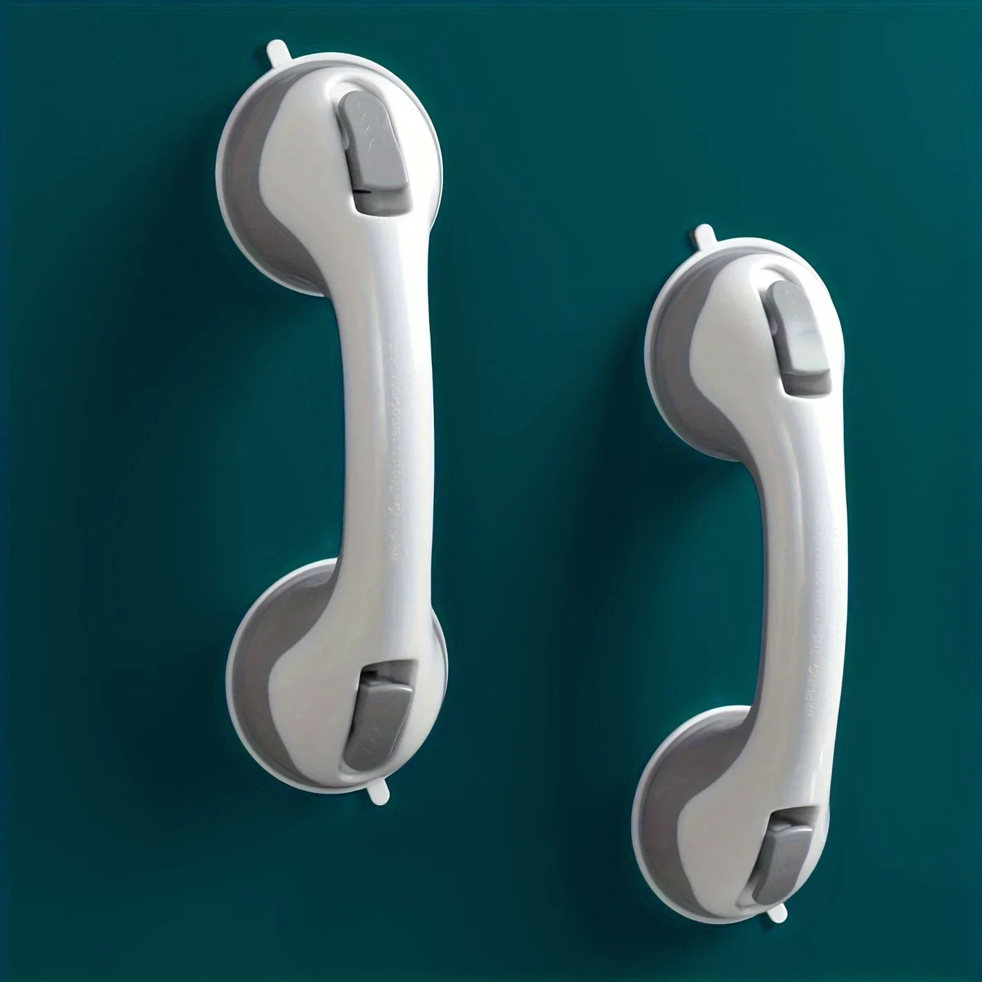 2pcs Shower Handle 12" Grab Bars For Bathtubs And Showers Suction Grab Bar Bathroom Bathtub Bath Handles Handicap Elderly